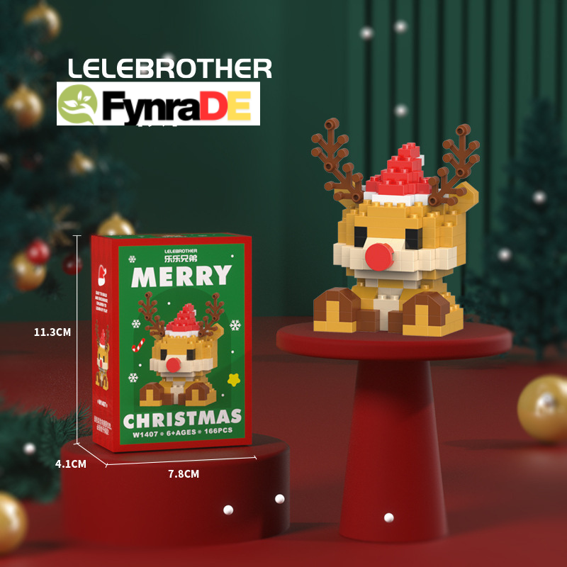 Santa Bauklötze™ – 12 kreative Weihnachtsfiguren für die Familie. Ein großer Erfolg im letzten Jahr – und dieses Jahr noch größer.