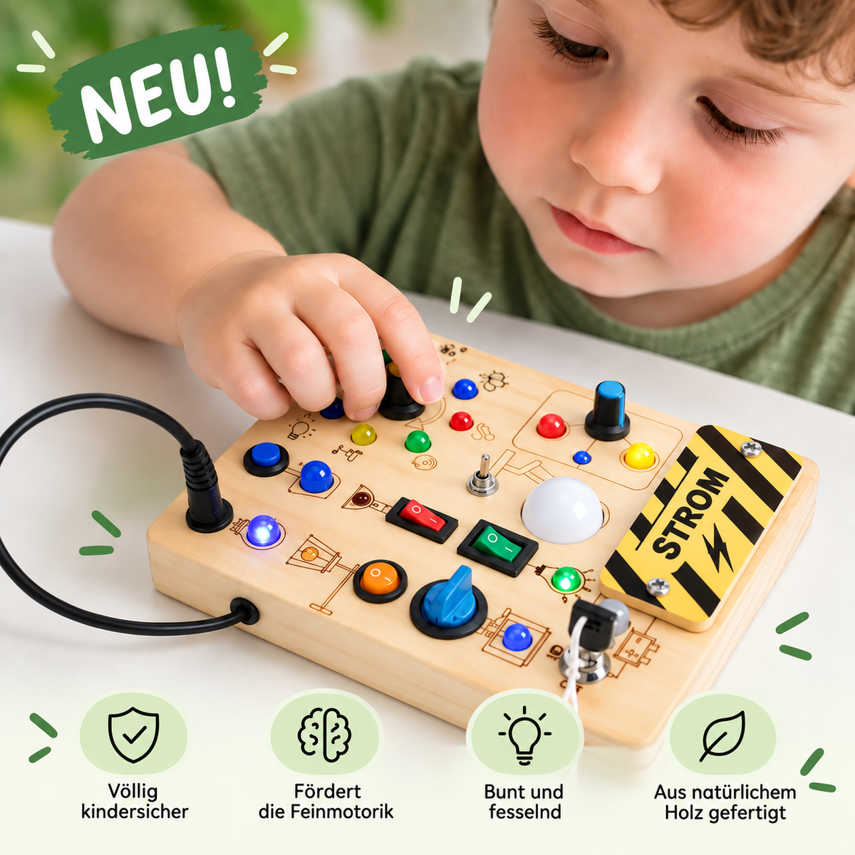 Geni™ – Das Super-Beschäftigungsbrett für kleine Entdecker