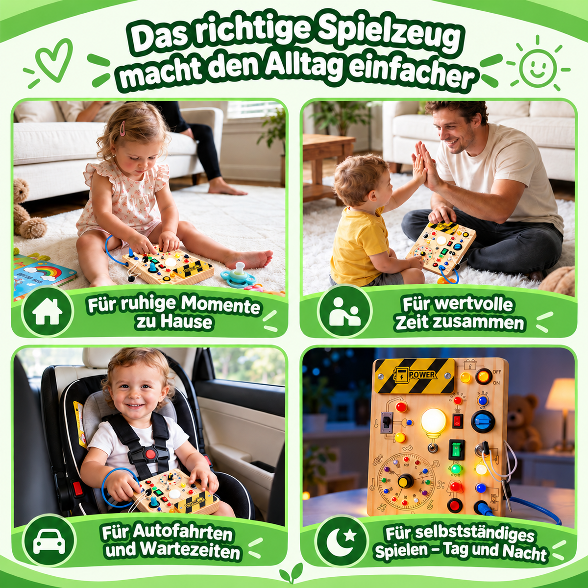 Geni™ – Das Super-Beschäftigungsbrett für kleine Entdecker