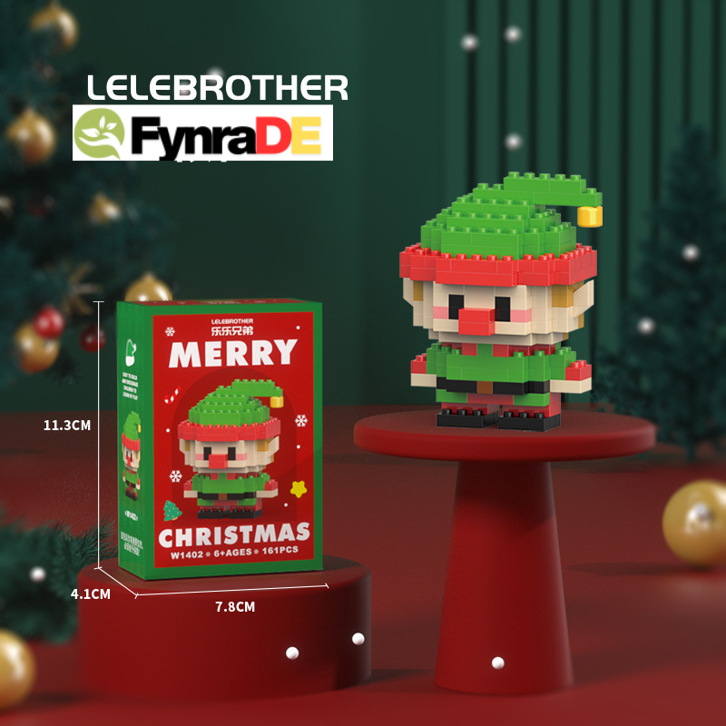 Santa Bauklötze™ – 12 kreative Weihnachtsfiguren für die Familie. Ein großer Erfolg im letzten Jahr – und dieses Jahr noch größer.