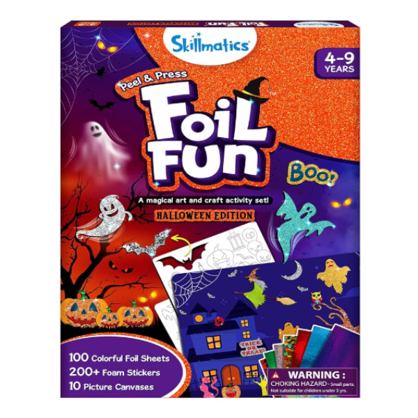 Foil Fun™ – Julpyssel utan kladd! 2-pack glittriga konst- & pysselkit för barn