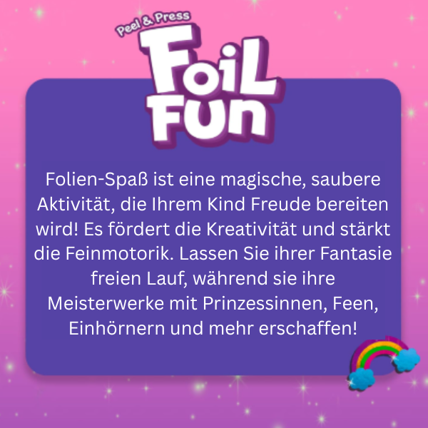 Foil Fun™ – Julpyssel utan kladd! 2-pack glittriga konst- & pysselkit för barn