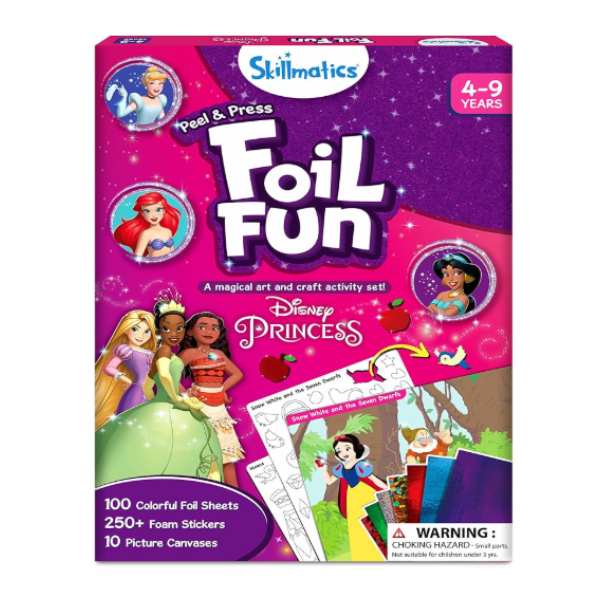 Foil Fun™ – Julpyssel utan kladd! 2-pack glittriga konst- & pysselkit för barn