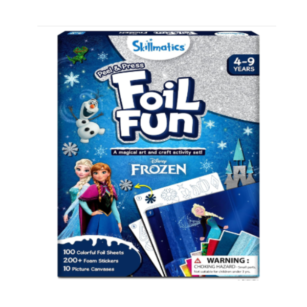 Foil Fun™ – Julpyssel utan kladd! 2-pack glittriga konst- & pysselkit för barn