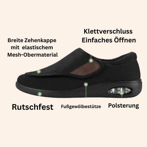Diabetikerschuhe für geschwollene Füße – extra weit